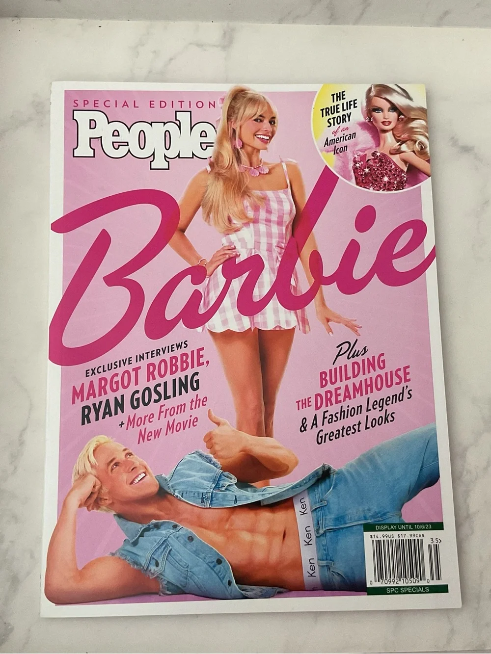 SPECIAL EDITION People Magazine BARBIE 2023 Margot Robbie Designers Vintage Mod